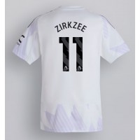 Koszulka piłkarska Manchester United Joshua Zirkzee #11 Strój wyjazdowy 2025-26 tanio Krótki Rękaw